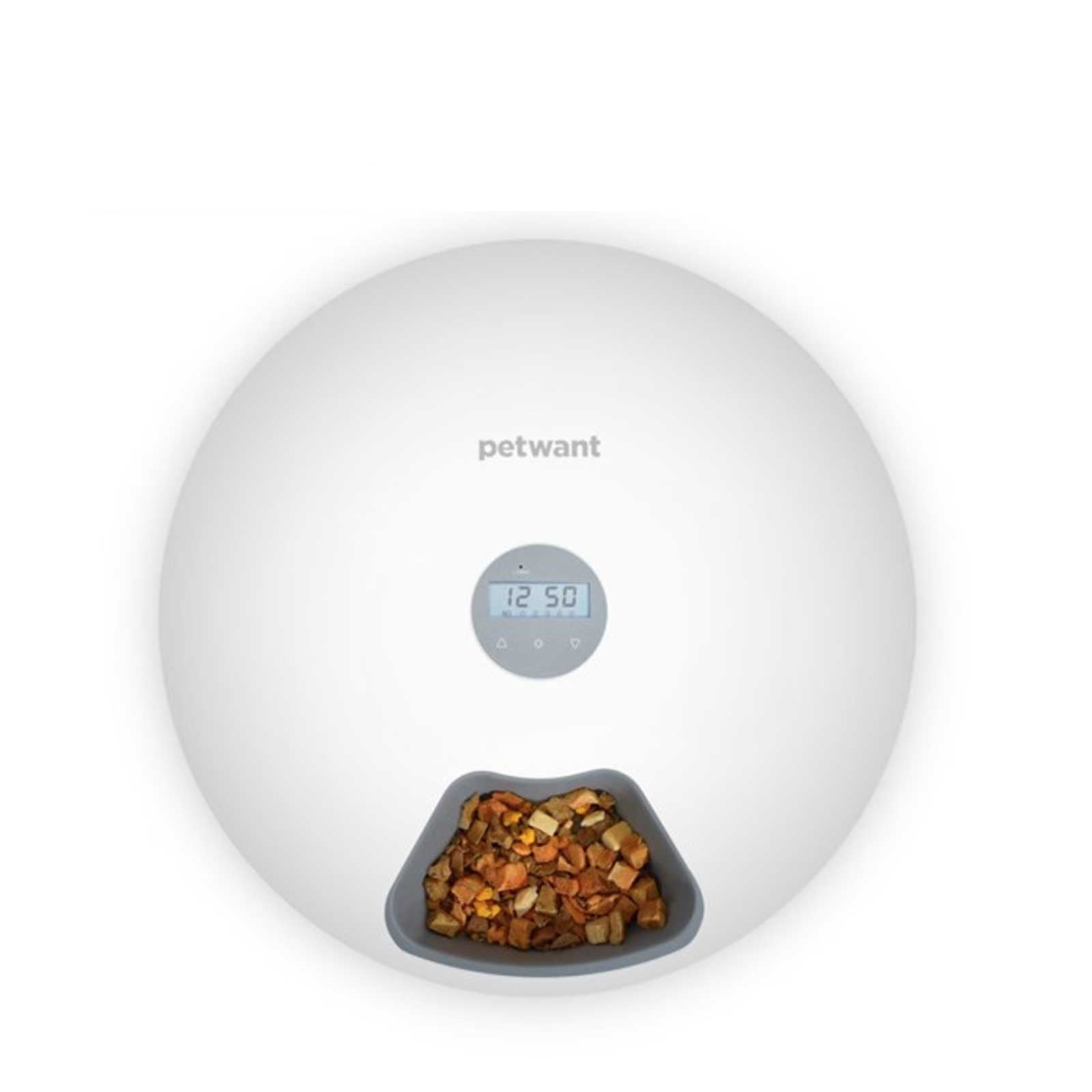 PETWANT F6 Donuts Smart Automatic 6 Meals Pet Feeder